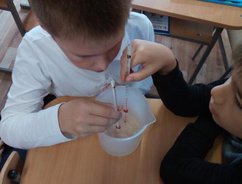 В час по Човекът и природата - 4 Б клас